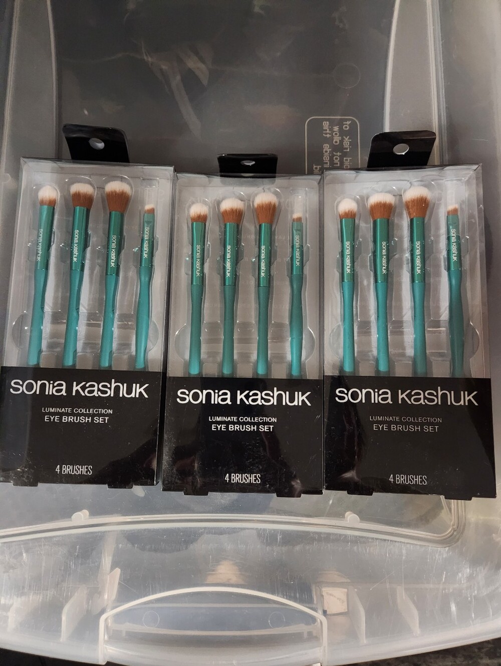 ✨️✨️3 Pack New sonia kashuk makeup brushes Green